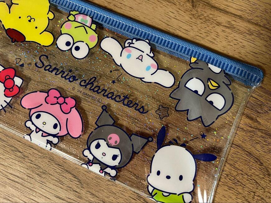 ダイソー、ラメポーチM/X ごっこあそび