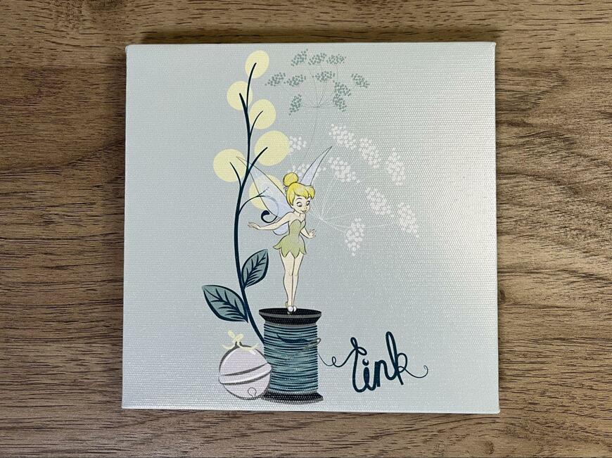 セリア、ティンカーベル アートパネル 15cm画像