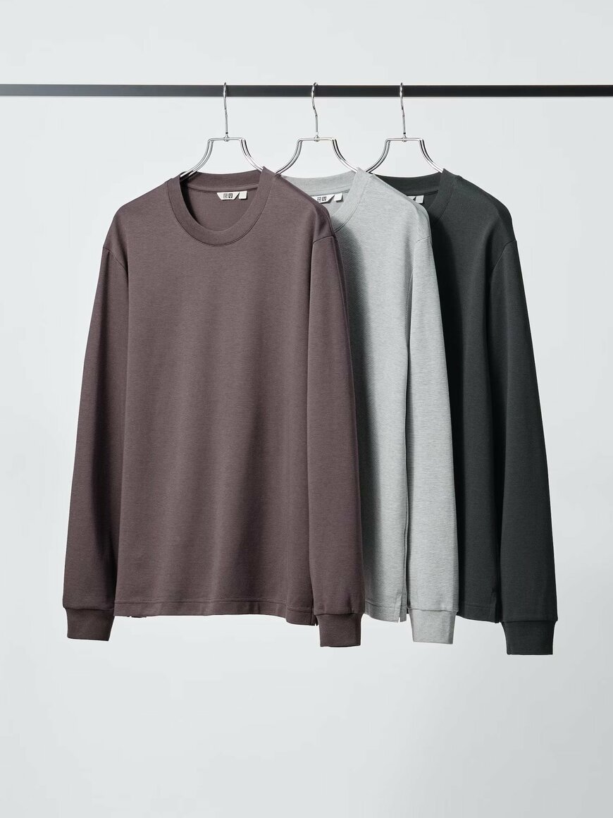 エアリズムコットンボーダーTシャツのカラー展開