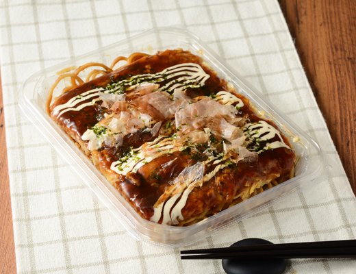 お好み焼 豚玉&焼そば