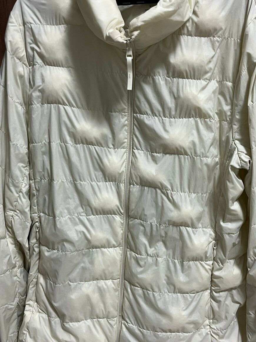 乾かしたダウンジャケット