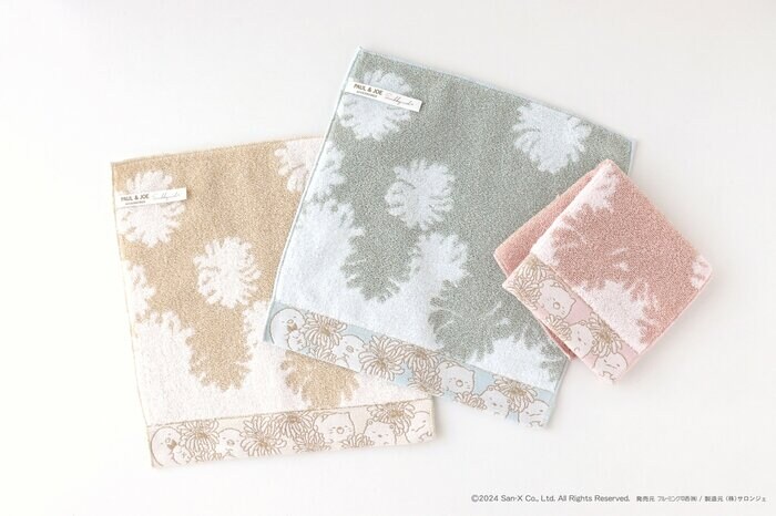 くすみカラーを使いオトナかわいい印象に仕上げたハンカチ