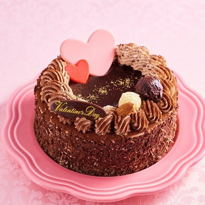 直径14cmの「コーヒー香るキャラメルショコラデコレーション14cｍ」