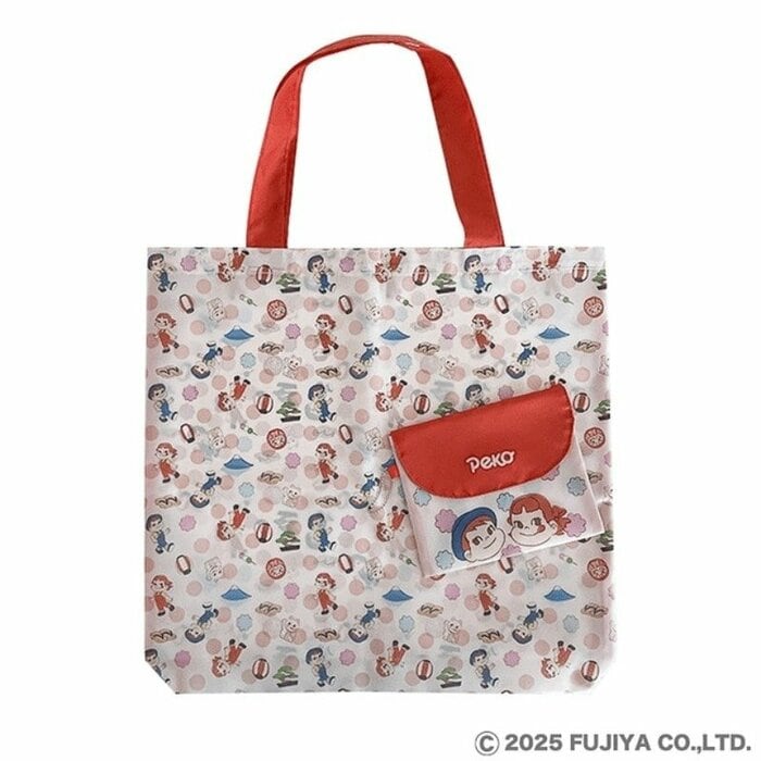 毎日のお買い物に欠かせない「ぺこちゃんエコバッグ」