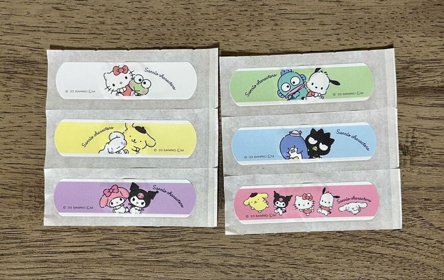 筆者撮影（セリア、ばんそうこう6P M/X なかよし）