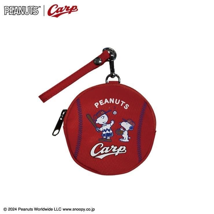 出所：しまむら公式　ポーチ（PEANUTS/広島東洋カープ）