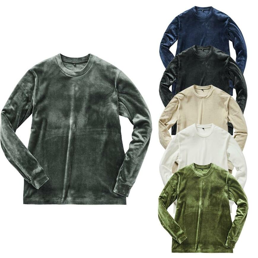 出所：ワークマン公式オンラインストア ベロアビッグシルエット長袖クルーネック