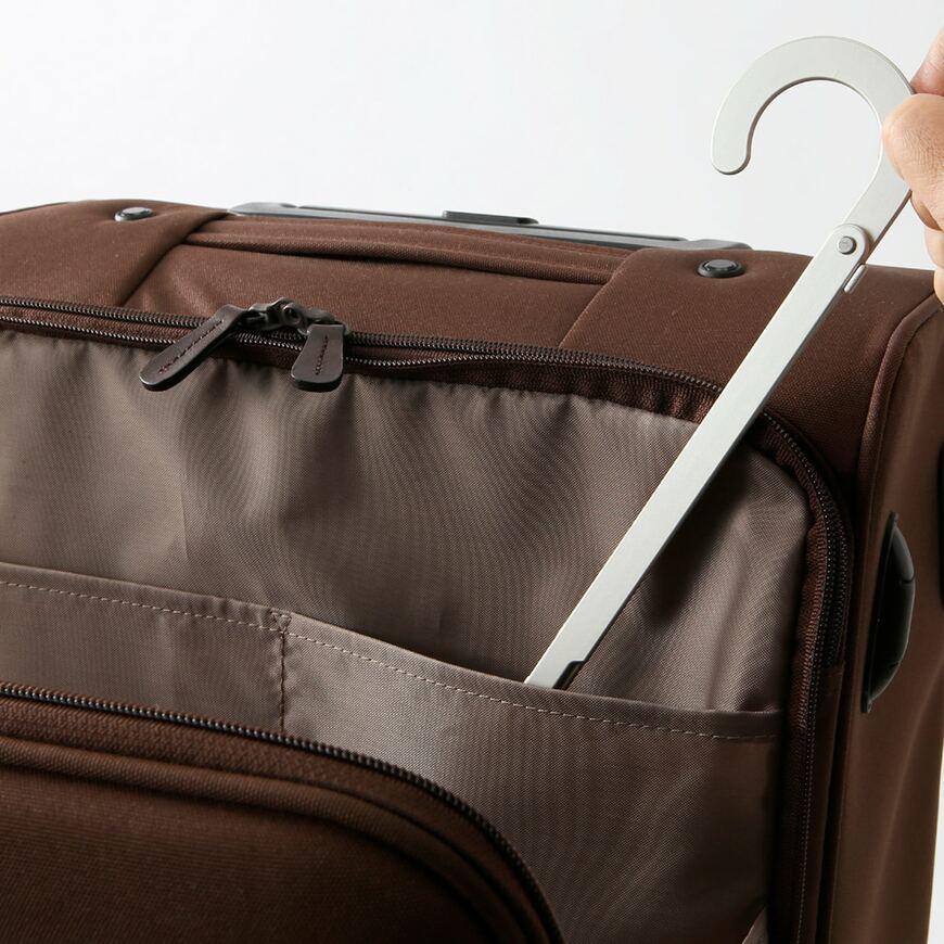 出所：無印良品公式　携帯用アルミ折りたたみ式ハンガー