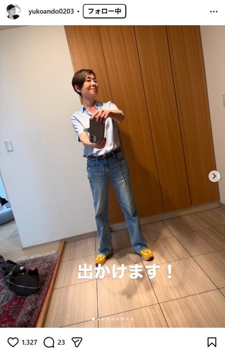 出所：安藤優子のInstagram（＠yukoando0203） 参照日：2026年6月11日
