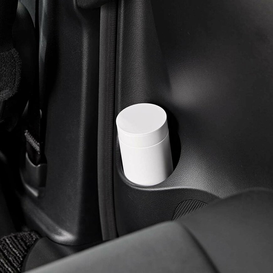 山崎実業公式　ボトル型蓋付きゴミ箱 タワー