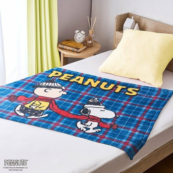 スヌーピーとチャーリー・ブラウンが歩いているアート