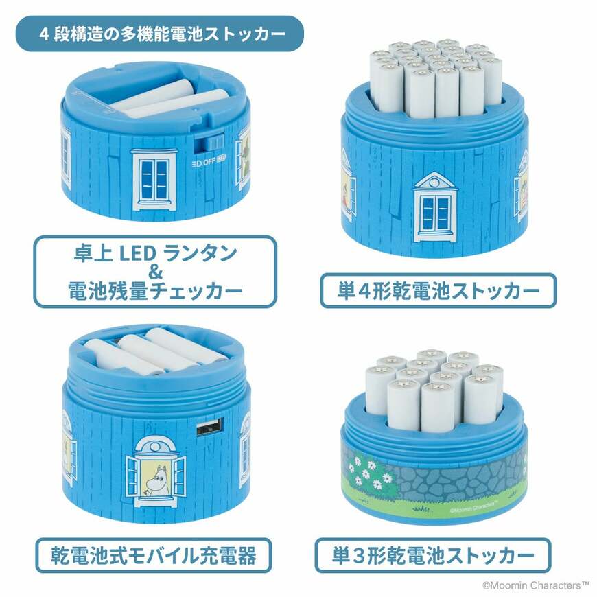 出所：株式会社ハシートップイン　バッテリーストッカー（ムーミンやしき）