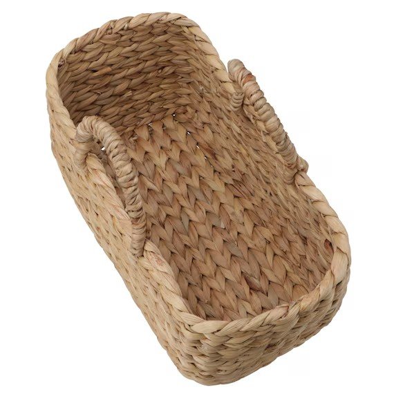 出所：ニトリ公式　天然素材バスケット S（HW01）