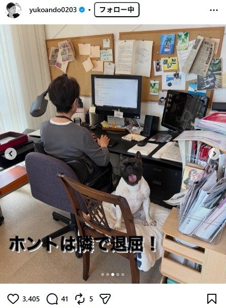 出所：安藤優子のInstagram（＠yukoando0203） 参照日：2026年2月9日