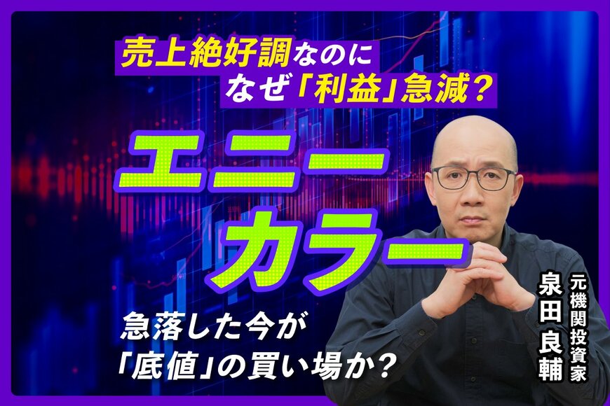 業績好調なANYCOLOR（エニーカラー）、株価はなぜ急落？株価急落のトリガーとなった「ねじれ」決算を元機関投資家が分析