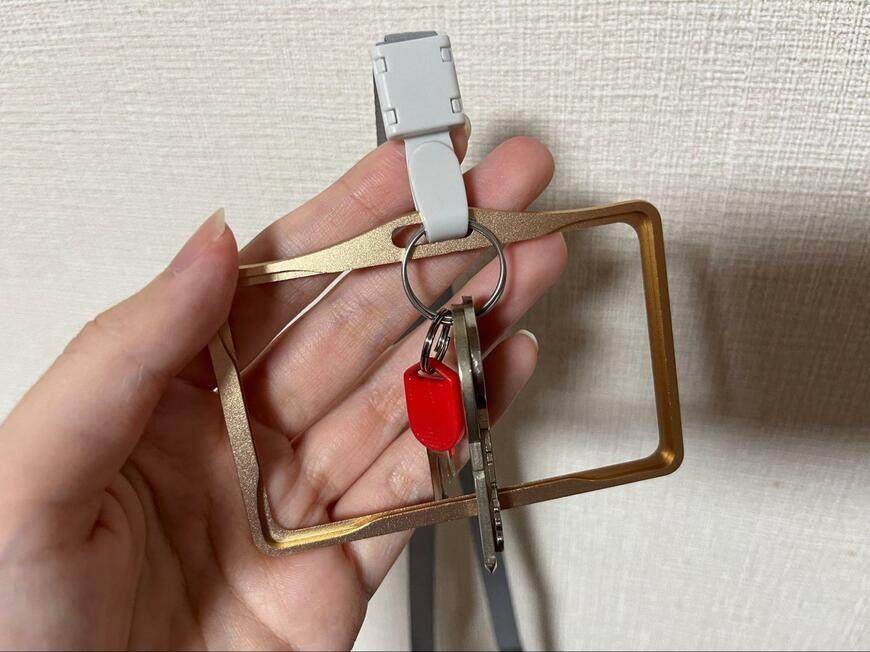 ダイソー、アルミ合金IDケース画像