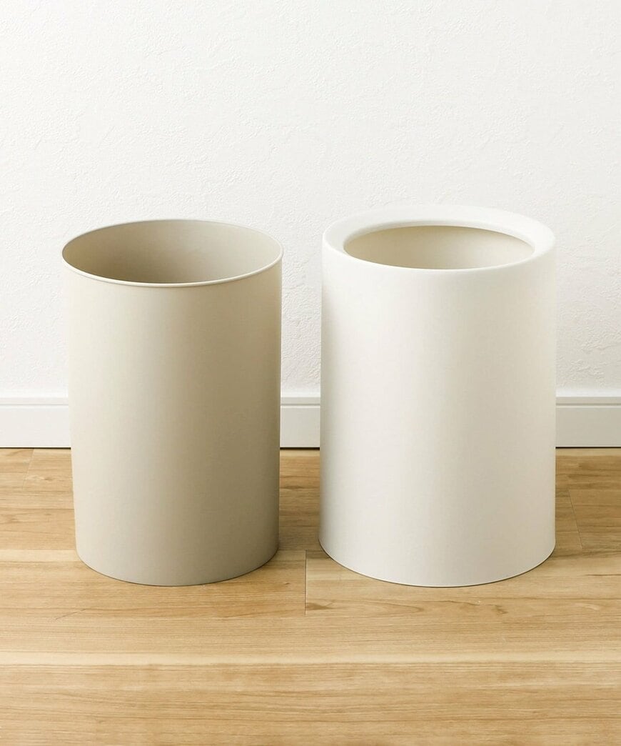 3COINS公式 《ごみ袋が見えない》ラウンドダストボックス