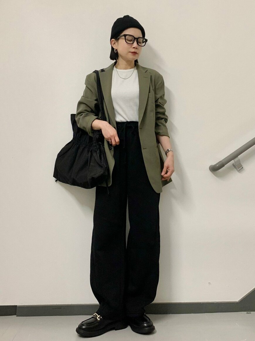 GU公式 ギャザートートバッグ+E 画像