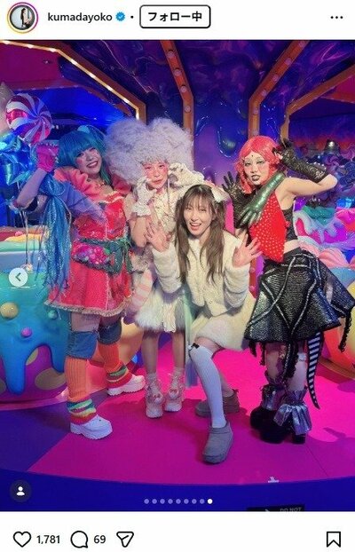 熊田曜子のInstagram投稿