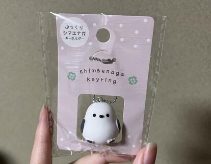 ぷっくりシマエナガ キーホルダー 写真 | 即買い推奨！セリア新作の「シマエナガキーホルダー」が