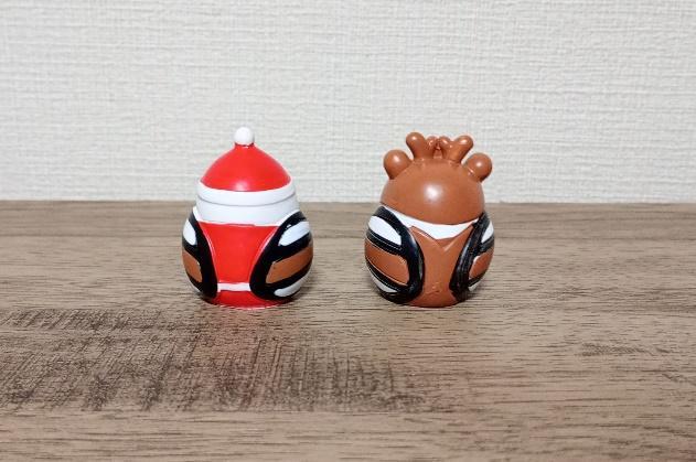 出所：筆者撮影（キャンドゥ、リトルフレンド サンタ＆トナカイ シマエナガ）