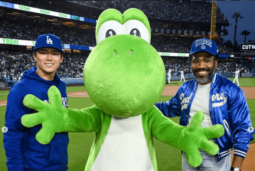 3人のヨッシーが大集合！ドジャース山本由伸選手のボブルヘッドデーの一幕が話題「おじさんは誰？」