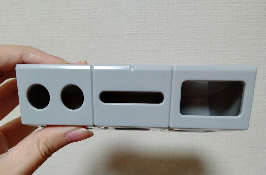 筆者撮影（セリア、ミニチュア 駅のゴミ箱）