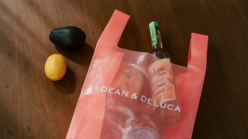 出所：ディーン＆デルーカ公式　ショッピングバッグ EVA コーラルオレンジ