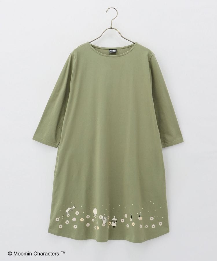 出所：ハニーズ公式通販 ムーミン/7分ワンピース