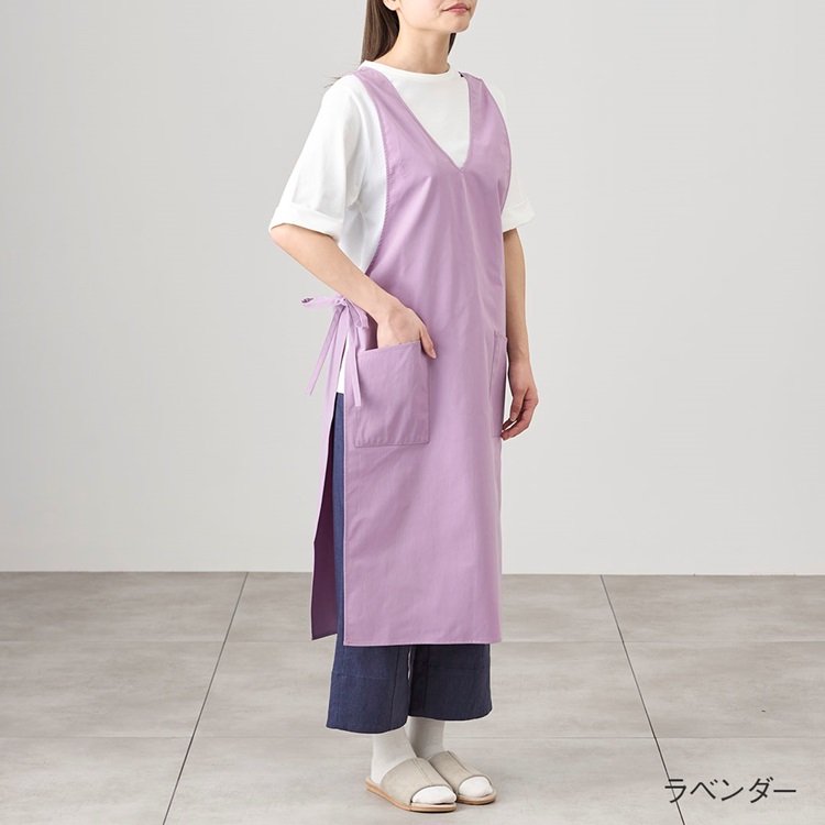 ケユカ公式　撥水ワンピースエプロン　画像