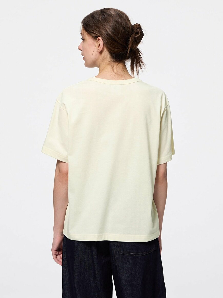 GU公式 グラフィックT Peanuts+E 30 NATURAL