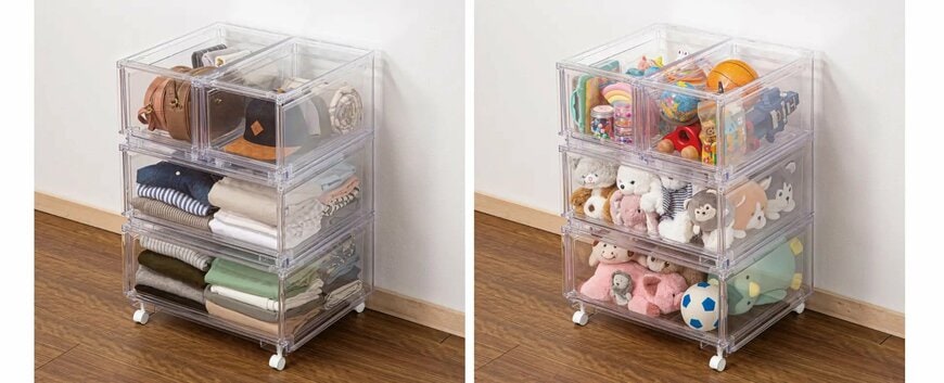 株式会社ニトリホールディングス公式 組合せ可能な収納ケース 透明の画像