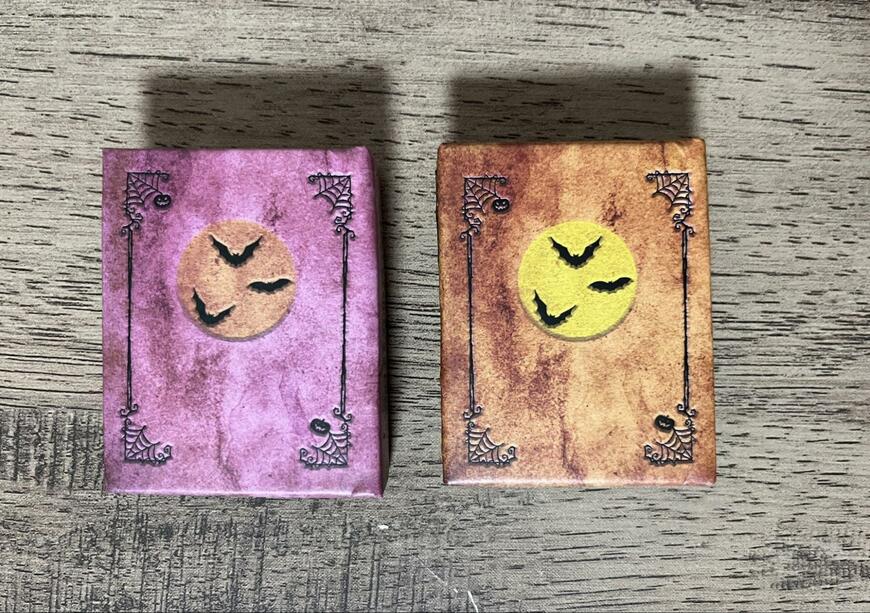 キャンドゥ、ミニチュアブックオブジェ（ハロウィン）画像