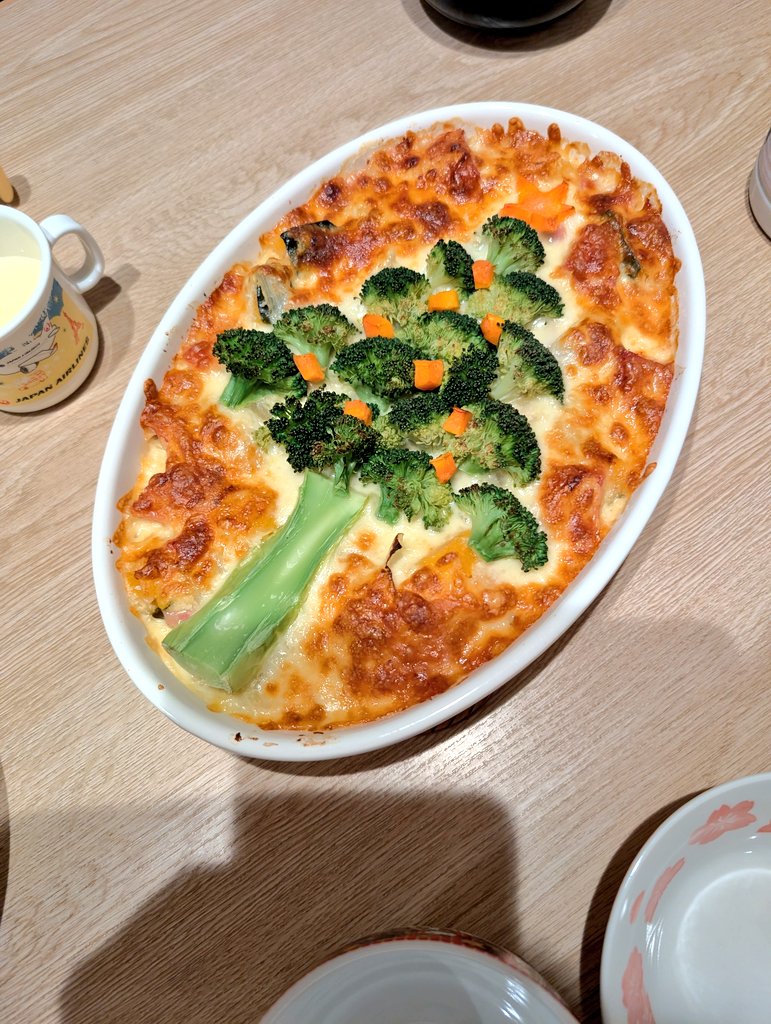 完成度の高いツリーグラタン