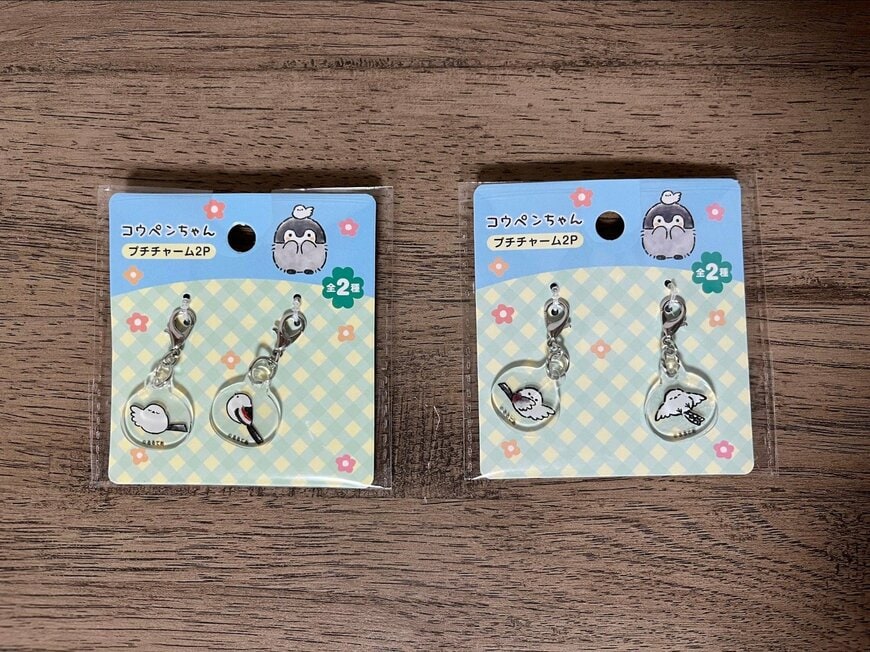 セリア、コウペンちゃん 邪エナガさん プチチャーム2P 画像