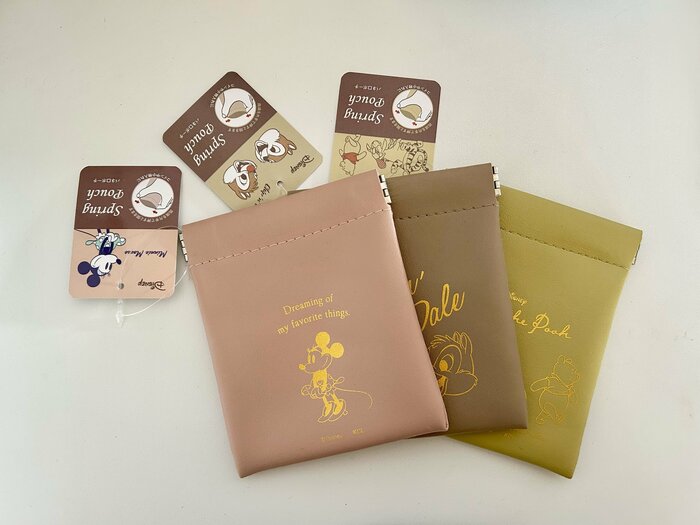 ミニーマウス、チップ&デール、くまのプーさんの3種類