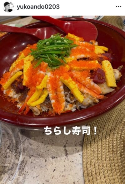 出所：安藤優子のInstagram（＠yukoando0203）参照日：2026年6月11日