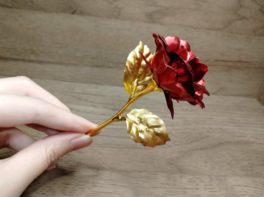 筆者撮影（セリア、ミニクラシカルローズ）