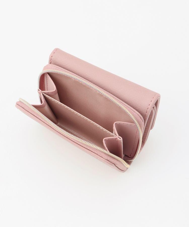 小銭入れは、ファスナー仕様です。小銭やレシートを分けて収納することも可能です／出所：ハニーズ公式通販 ジップウォレット