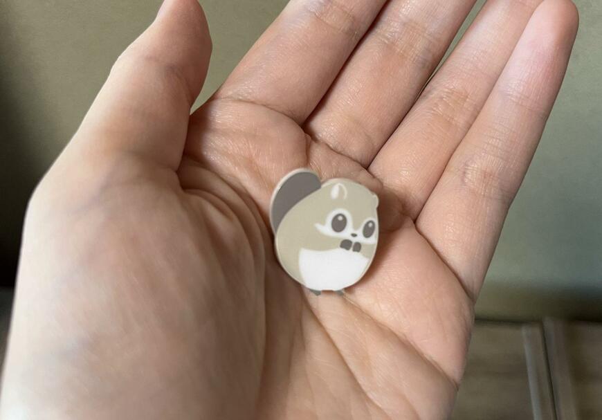 セリア、エゾモモンガ ダイカットクリップ 3Pの画像