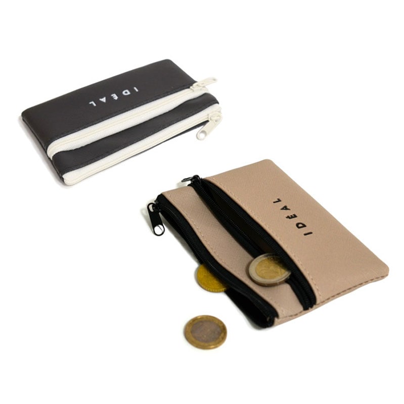 キャンドゥ公式 イデアル Wファスナーコインケース