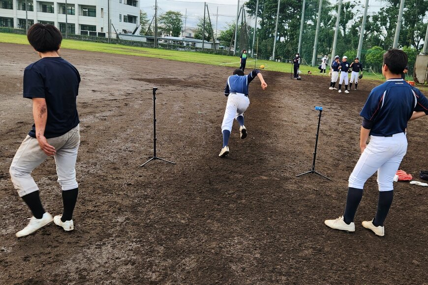 光電管 ワイヤレスタイム測定機でタイム測定