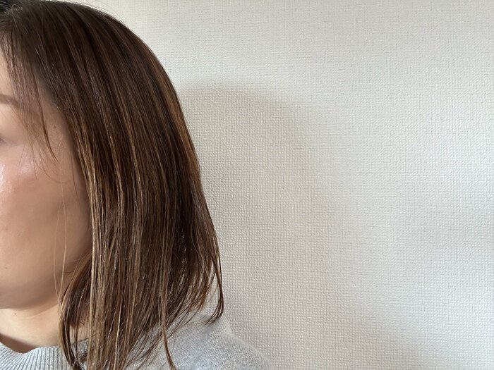 モロッカンオイルを使用後の髪