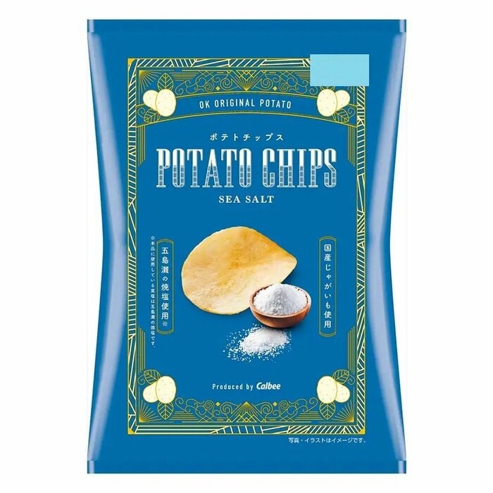 カルビーとの協力で生まれたオリジナルのポテトチップス