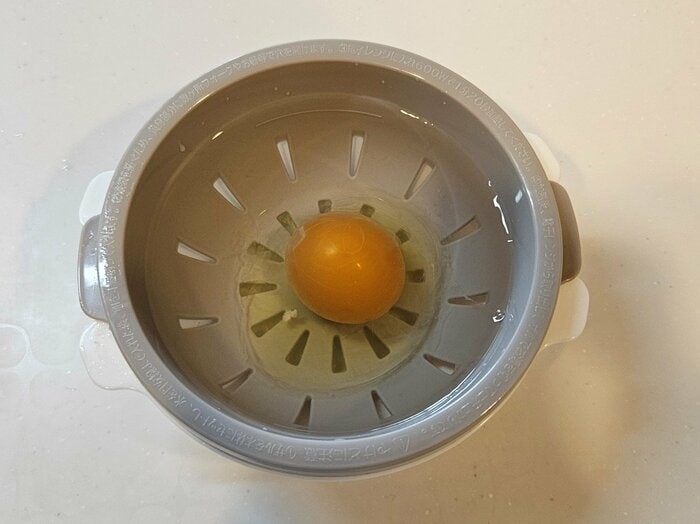 水は目安線まで入れる