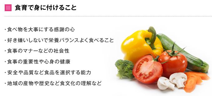 出所：文部科学省「食育って何？」