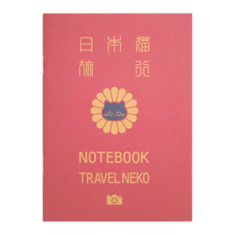 出所：CanDoネットショップ トラベルネコ　A6中綴じノート　80ページ