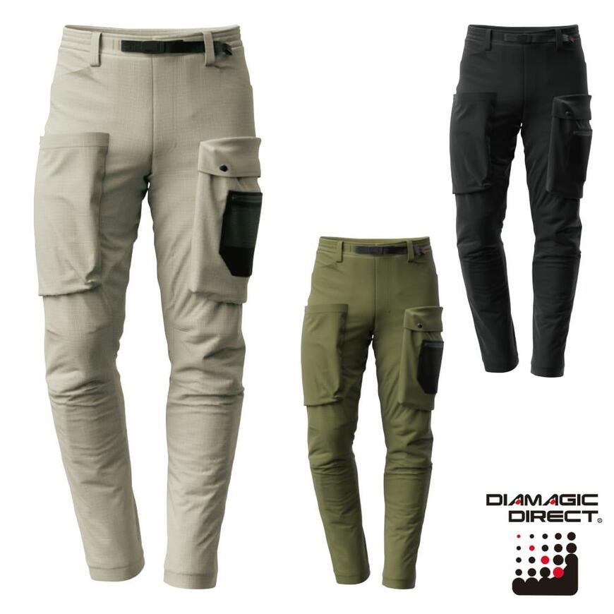 出所：ワークマン公式オンラインストア DIAMAGIC DIRECT(R)GRAMITECH(ディアマジック ダイレクトグラミテック)綿防風防寒カーゴパンツ