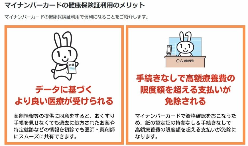 出所：厚生労働省「マイナンバーカードの健康保険証利用について」