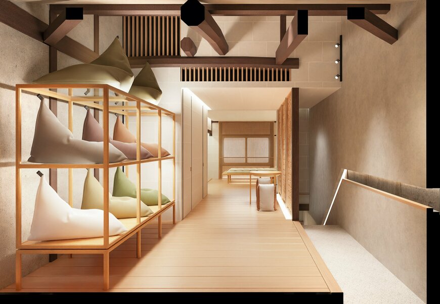 2階コンセプトルームの展示スペースのイメージ（出所：大東寝具工業株式会社 プレスリリース）